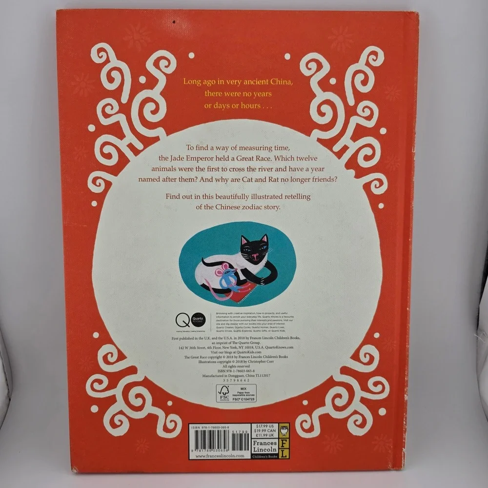 The Great Race Story of the‎ Chinese Zodiac Christopher Corr Illustrated Book